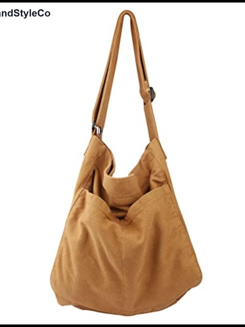 Canvas Hobo Crossbody Shoulder Tote Bag for Women Men Multi-pocket Casual Purse
